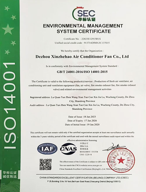 Ventilation equipment